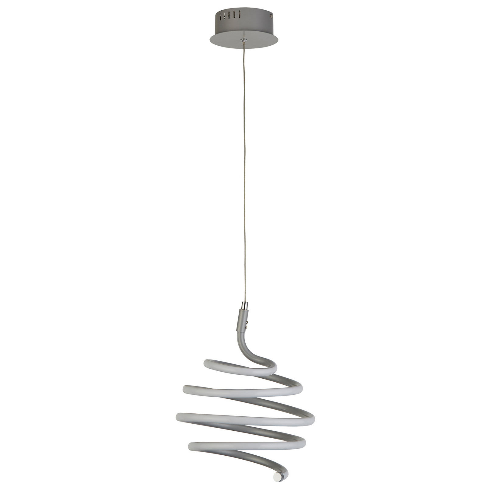 Swirl LED hanging light in the shape of a spiral | Lights.co.uk