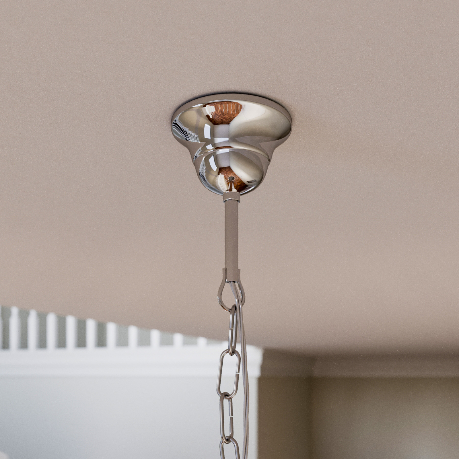 Lampa wisząca Pioggia z deszczem kryształów Ø50cm