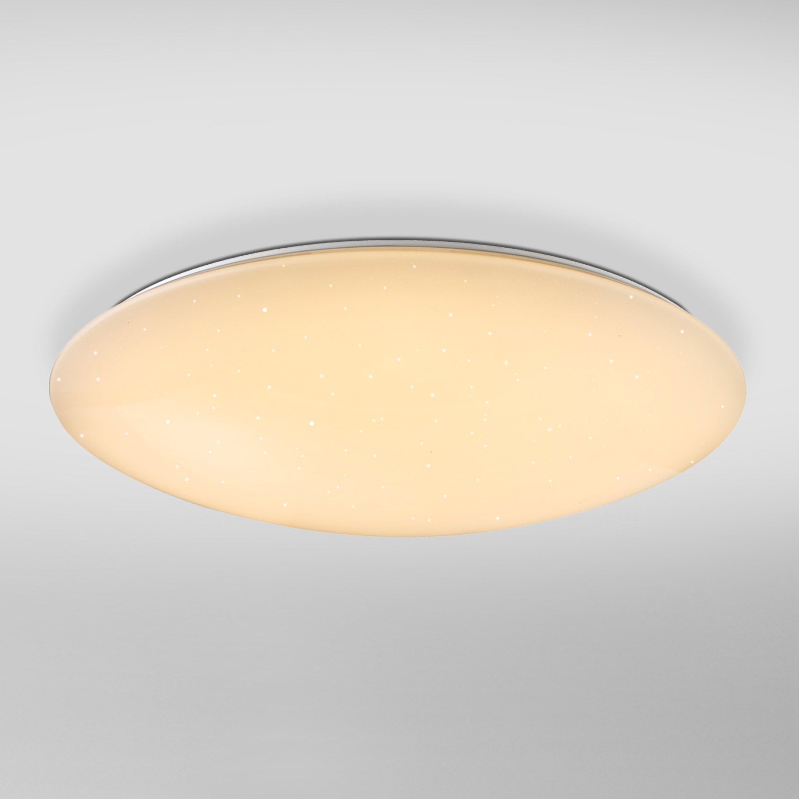 LED-taklampa Rena, nattljusfunktion, rund