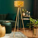 Finja floor lamp, tripod frame made of bamboo