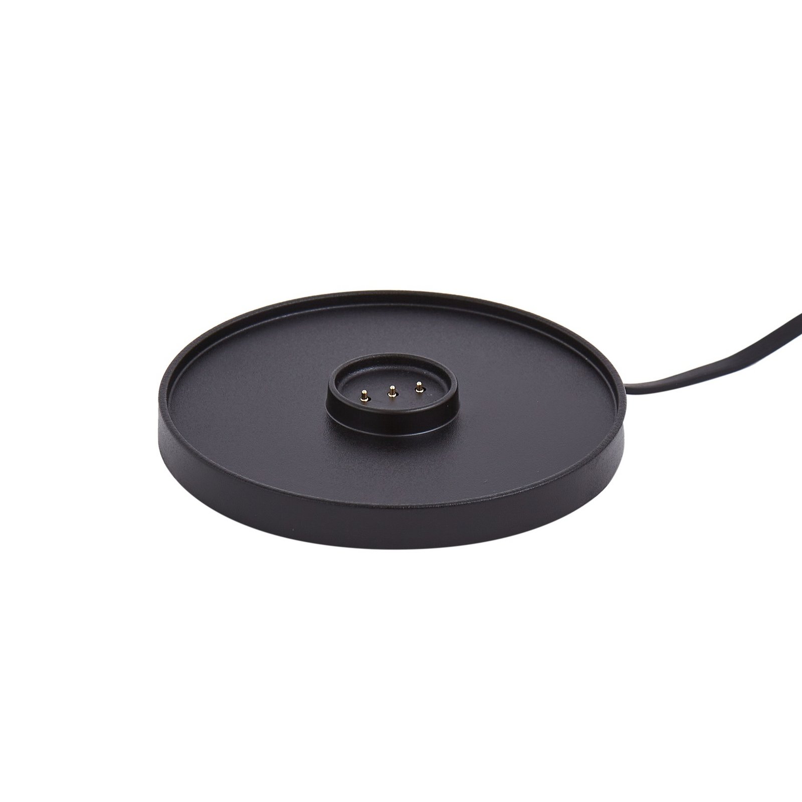 Quill LED table lamp, CCT, black, dimmable - Lucande