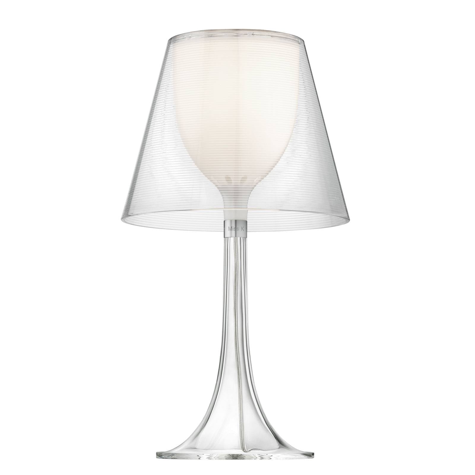 FLOS Miss K Tischlampe, Dimmschalter, transparent