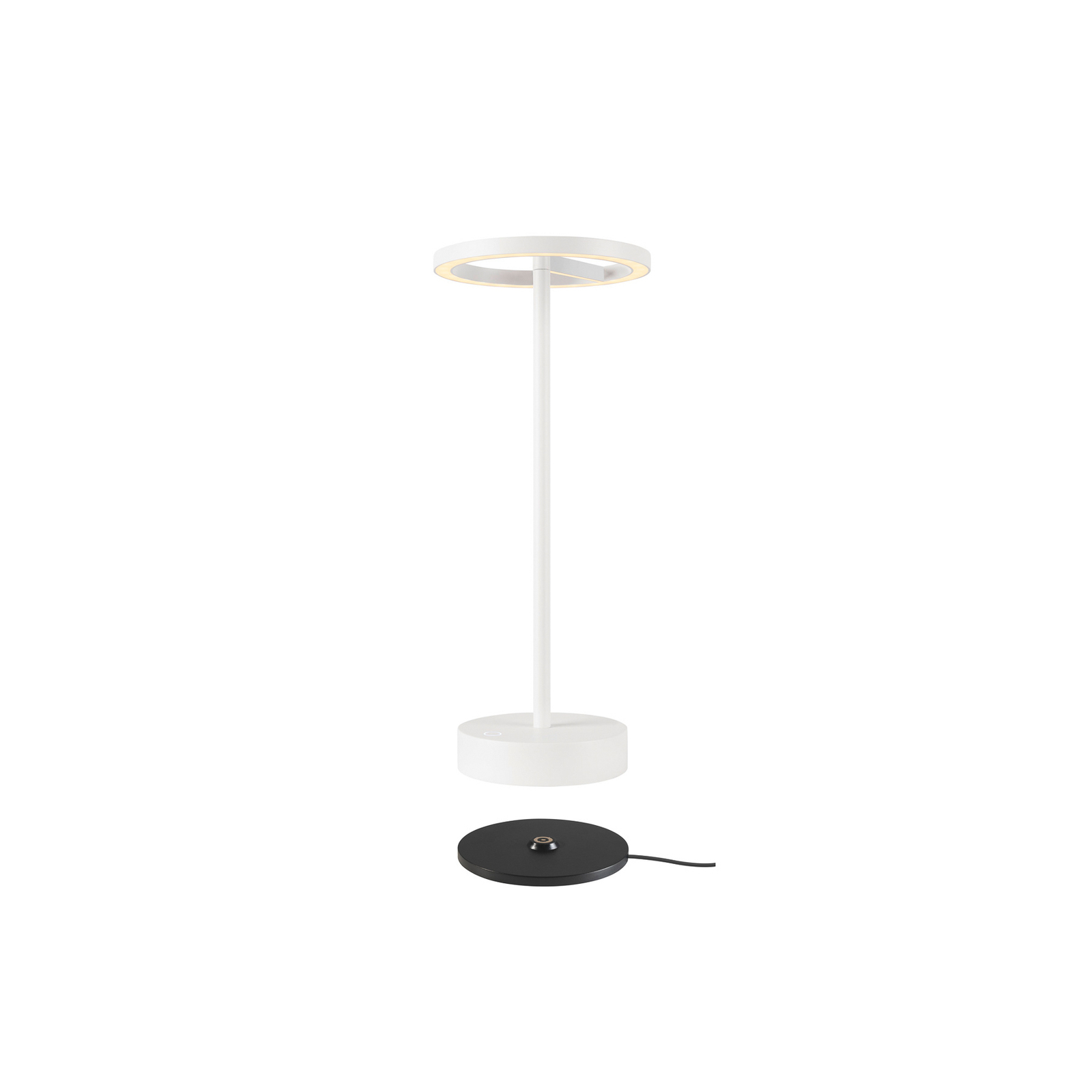 SLV LED-Akkulampe Vinolina One, Alu, Höhe 33 cm, 2.700 K