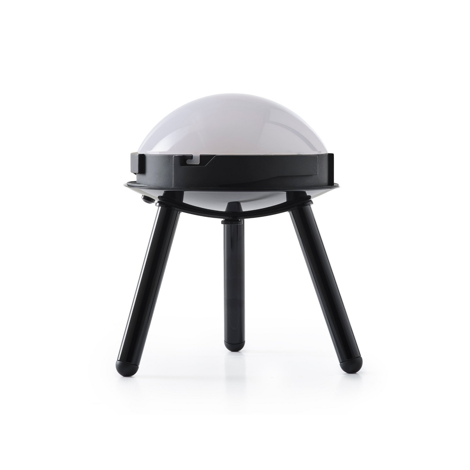 Tom Dixon Lâmpada LED recarregável para terraço Melt grande, prateada