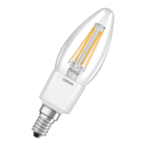OSRAM LED-Kerzenlampe E14 6W Classic B 2.700K klar