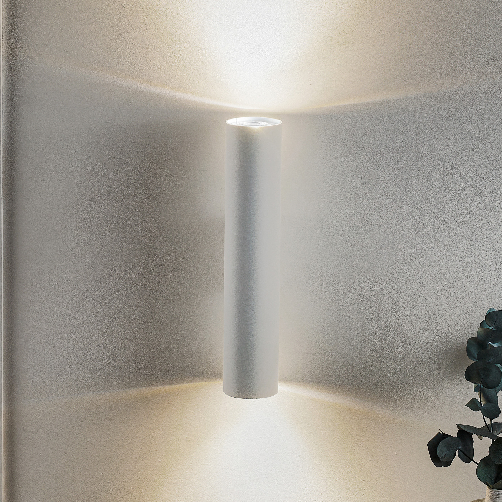 Applique Tube up/down, blanche