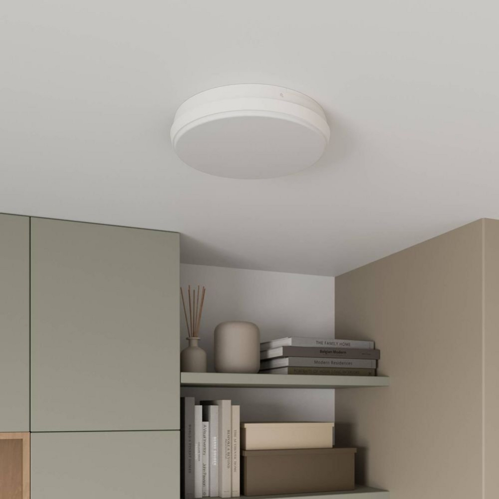Brady LED Round Ceiling Lamp Ø25 White - Arcchio