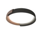 Dala Linear Pendant 2700K Dark Grey/Wood - KDLN