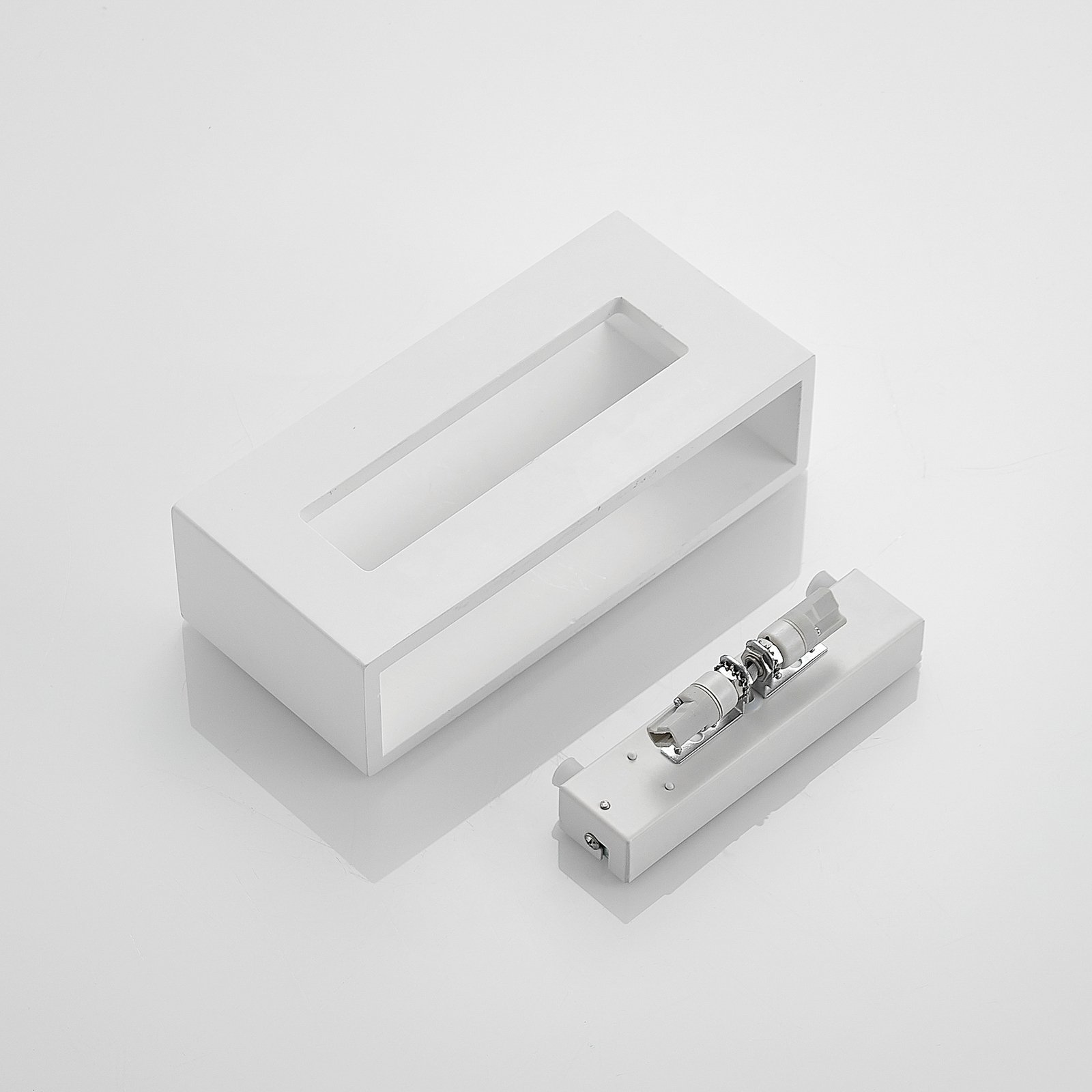 Mavora Square Wall Lamp White - Lindby