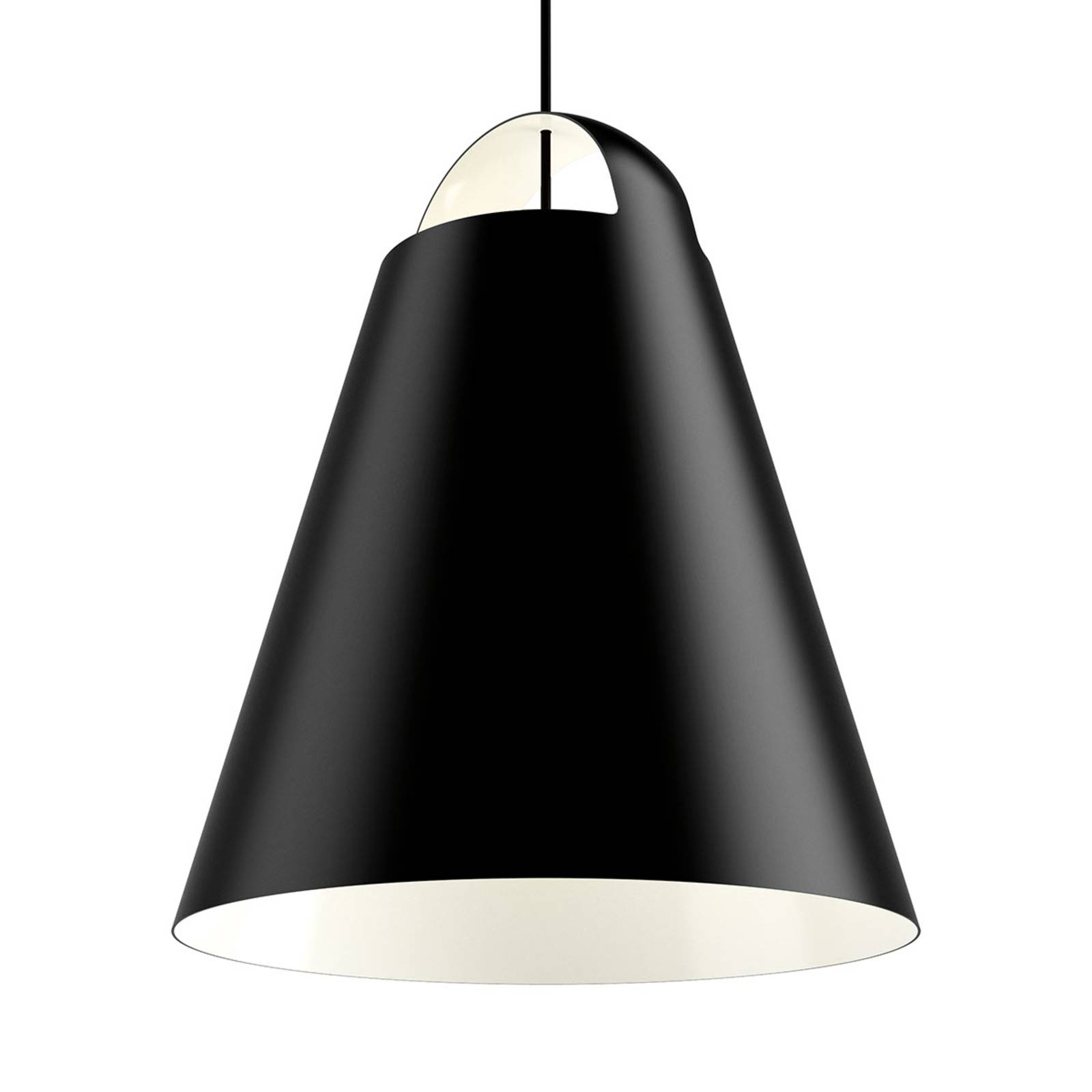 E-shop Louis Poulsen Above závesná lampa, čierna, 55 cm