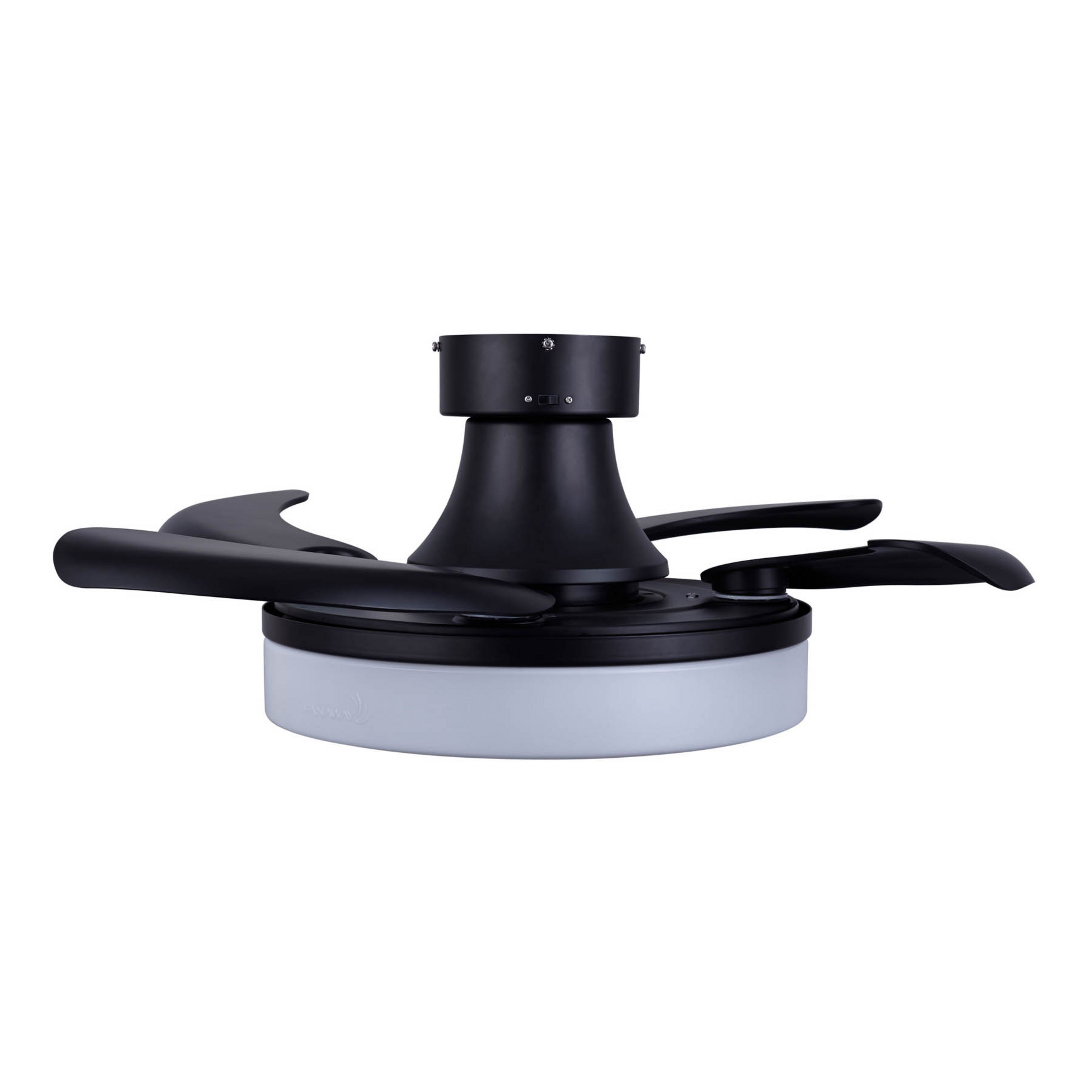 Beacon LED ceiling fan Fanaway Orbit black 91 cm quiet