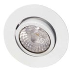 foco empotrado de techo LED Rico 9 W, blanco