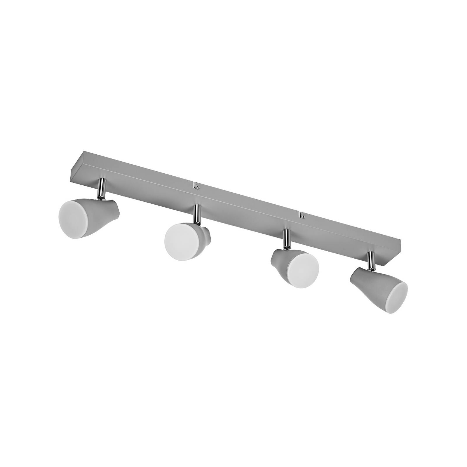 LEDVANCE Pear LED-Anbauspot GU10 4-flammig grau