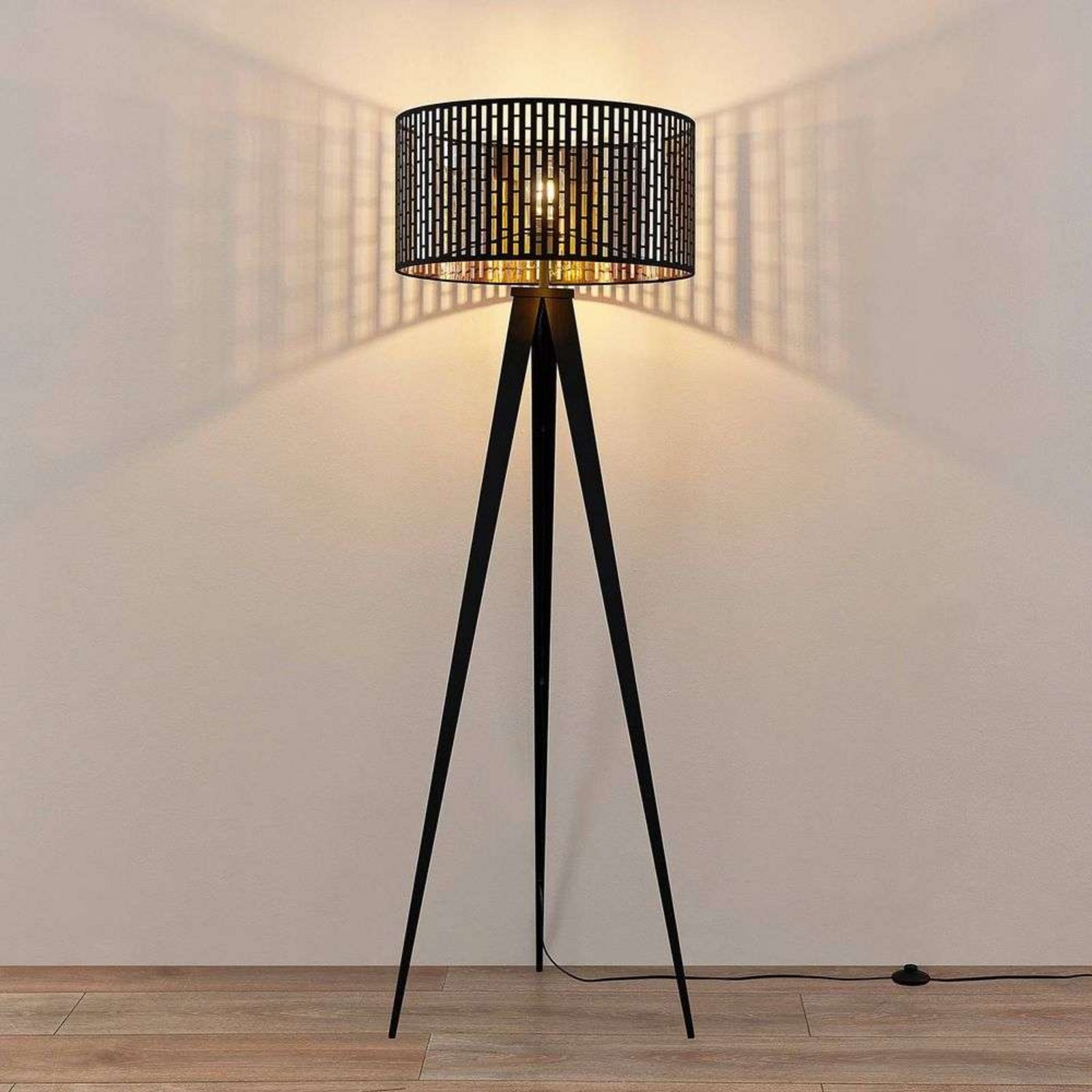 Thoralf Lampadar Black - Lindby