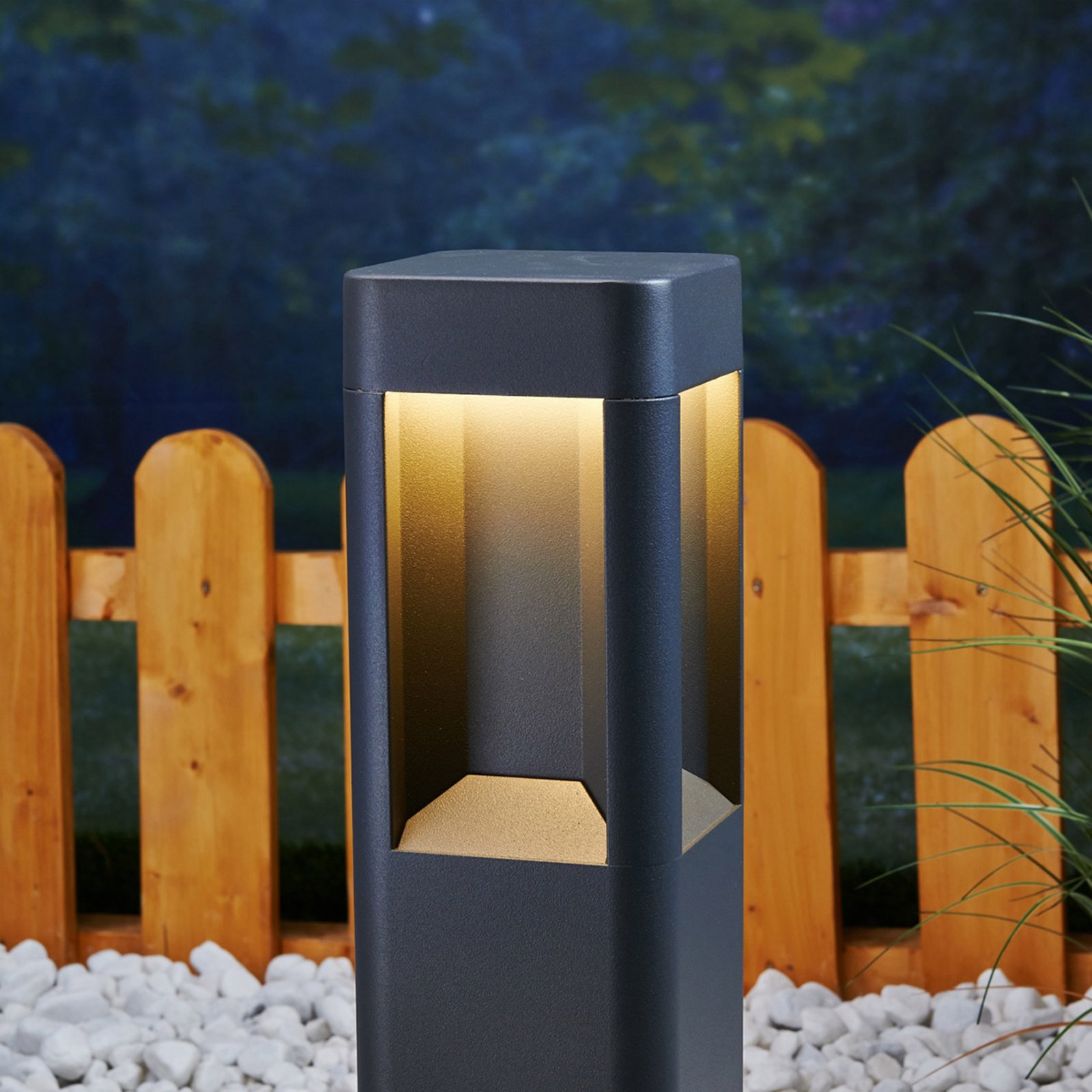 Annika Outdoor Garden Lamp H50 Anthracite - Lucande