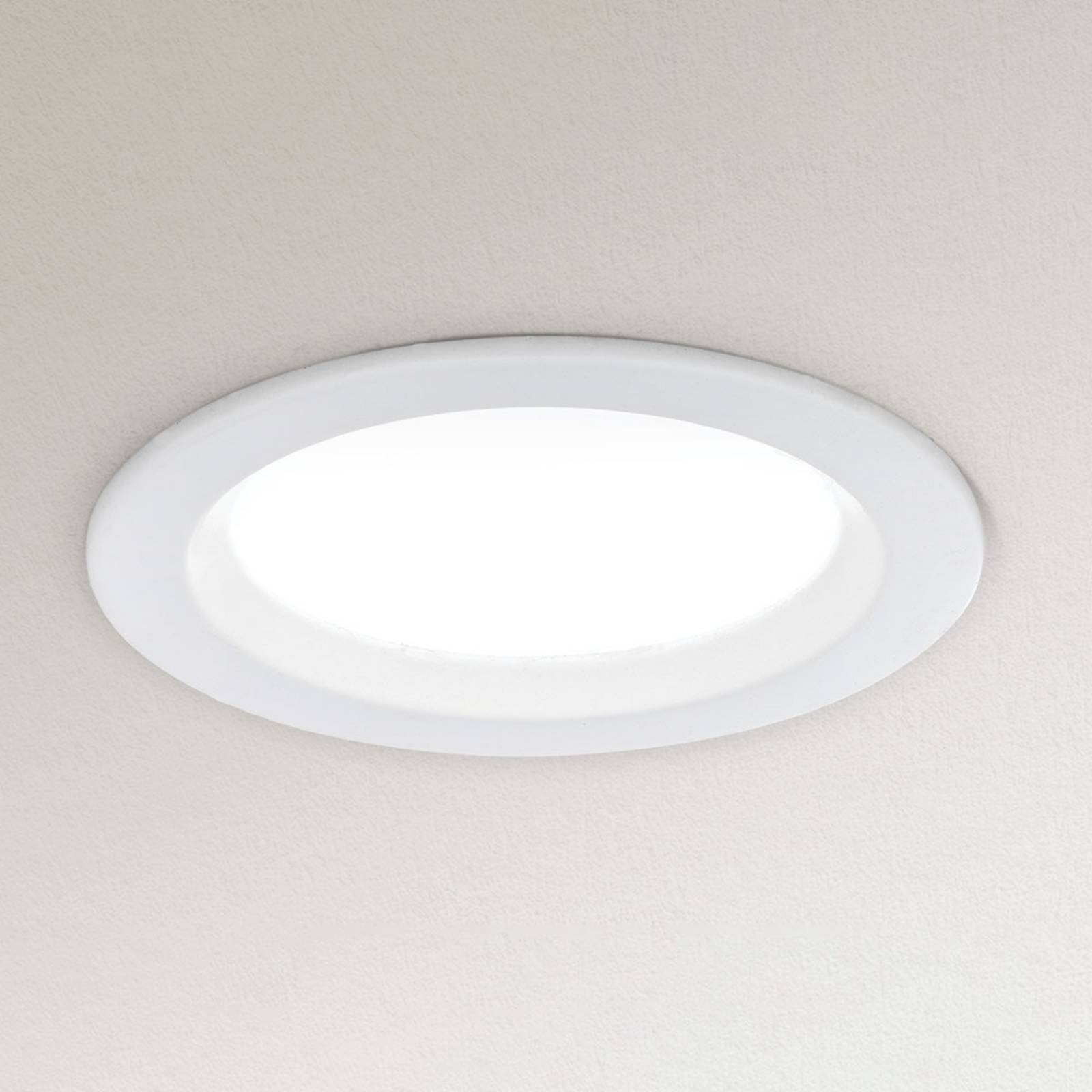 Orion Lampe encastrée LED Spock dimmable Ø 9 cm blanc