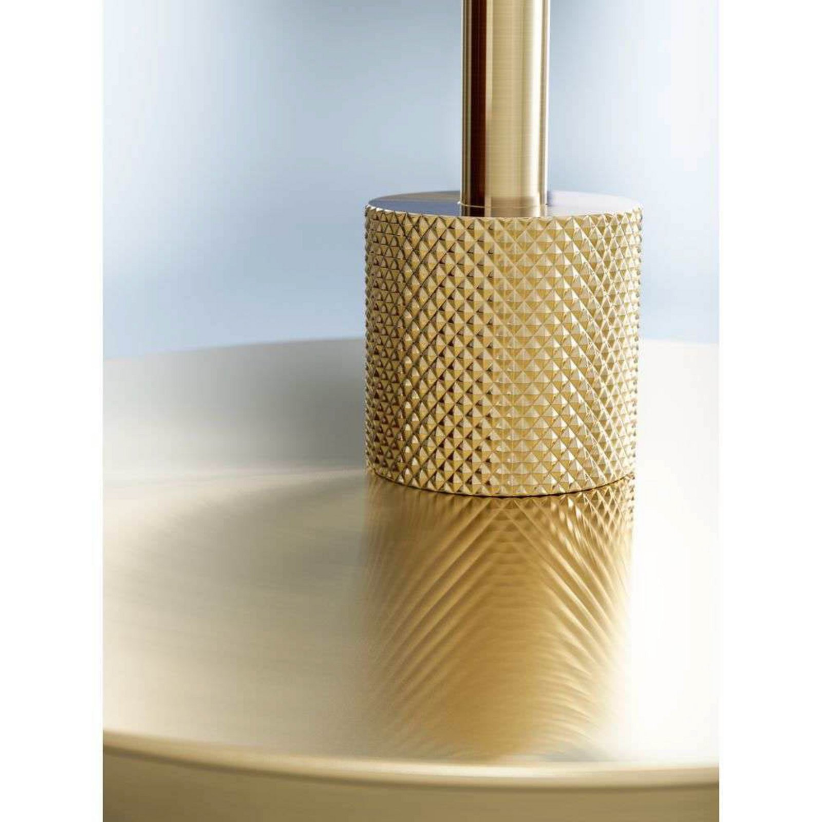 Gil il Grande Table Lamp Satin Brass/Satin Brass - Herstal