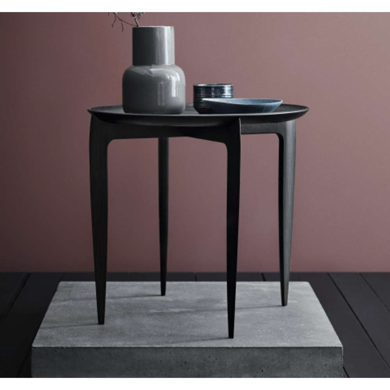 Tray Table Black - Fritz Hansen