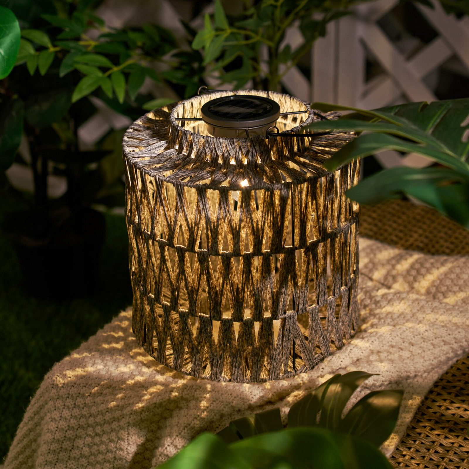 Pauleen LED lamp op zonne-energie SUNSHINE TWINKLE, grijs, 29 cm, IP44