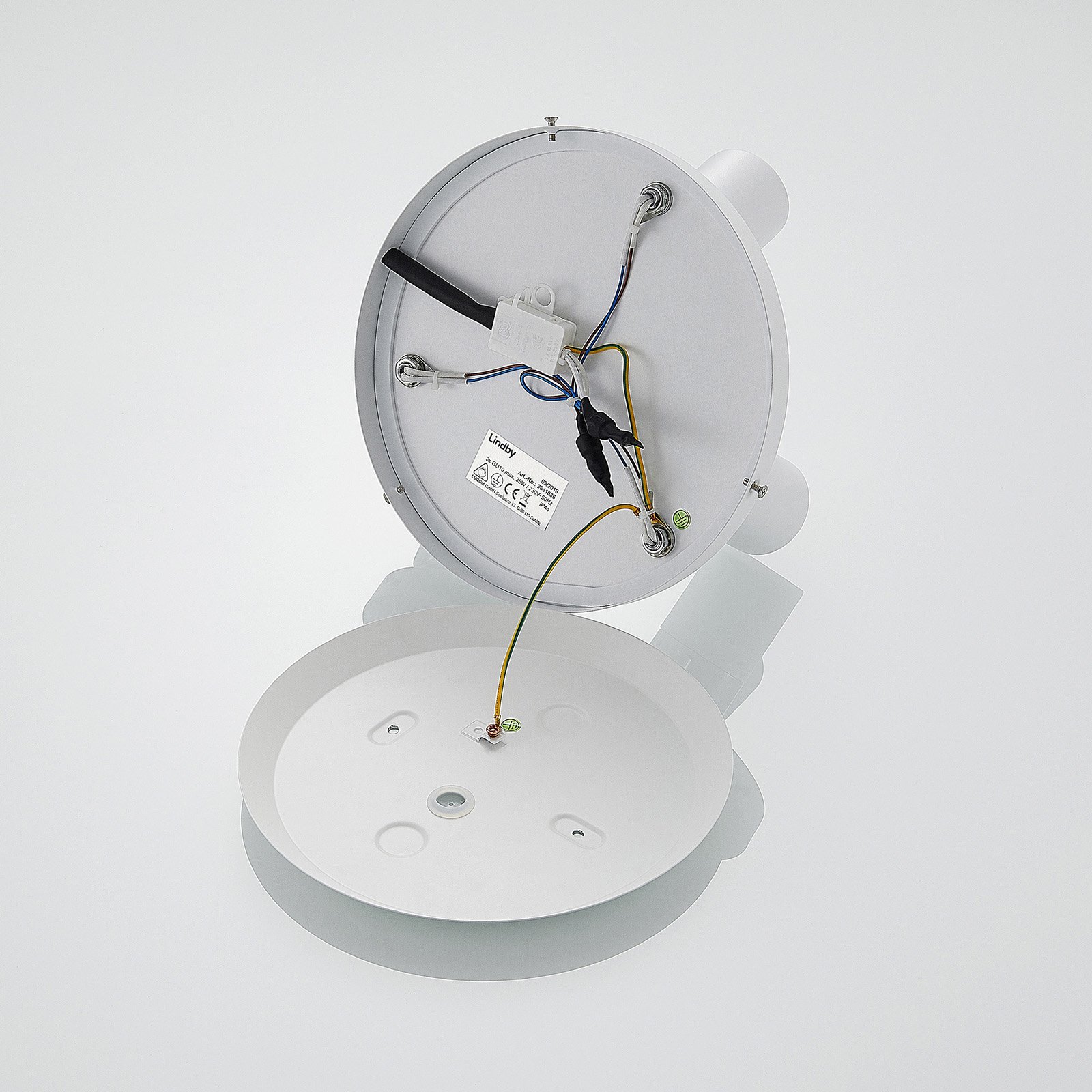 Kardo 3 Ceiling Lamp White/Chrome - Lindby