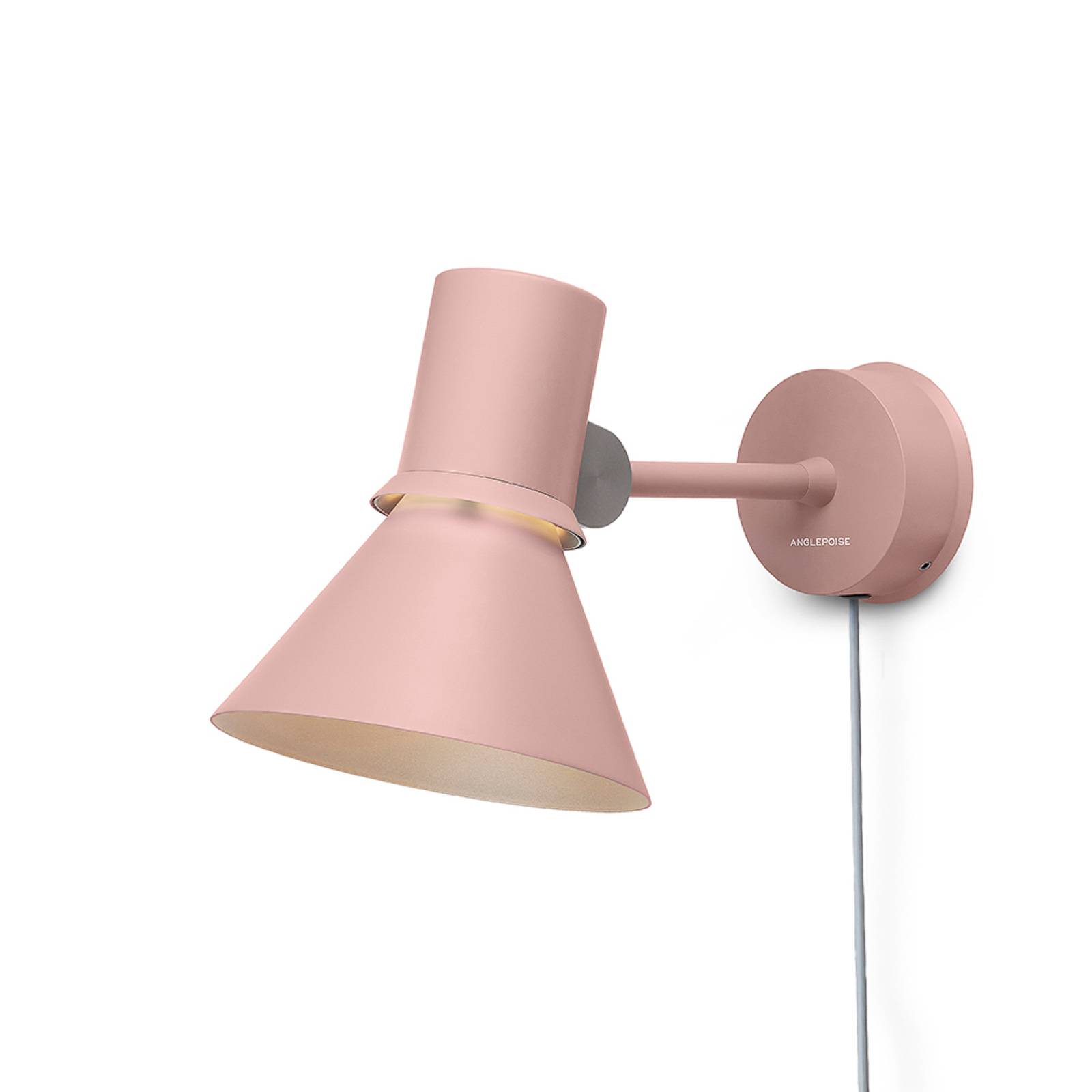 Anglepoise Type 80 W1 væglampe med stik, rosa