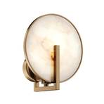 Maytoni Marmo wall light, gold colour/natural stone, height 21 cm