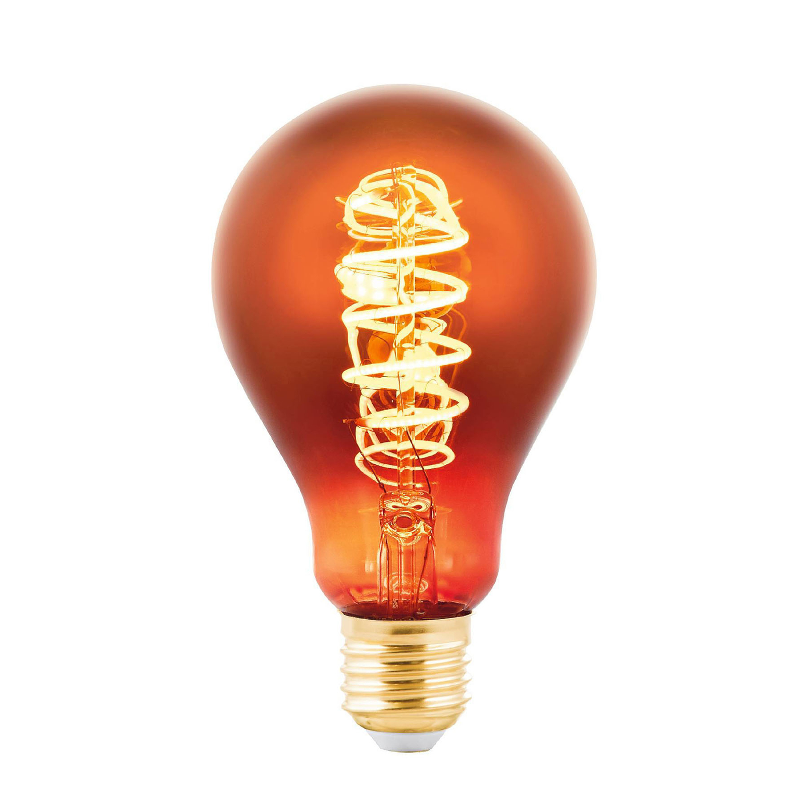 LED-Lampe E27 Filament 4W 2.000K kupfer bedampft