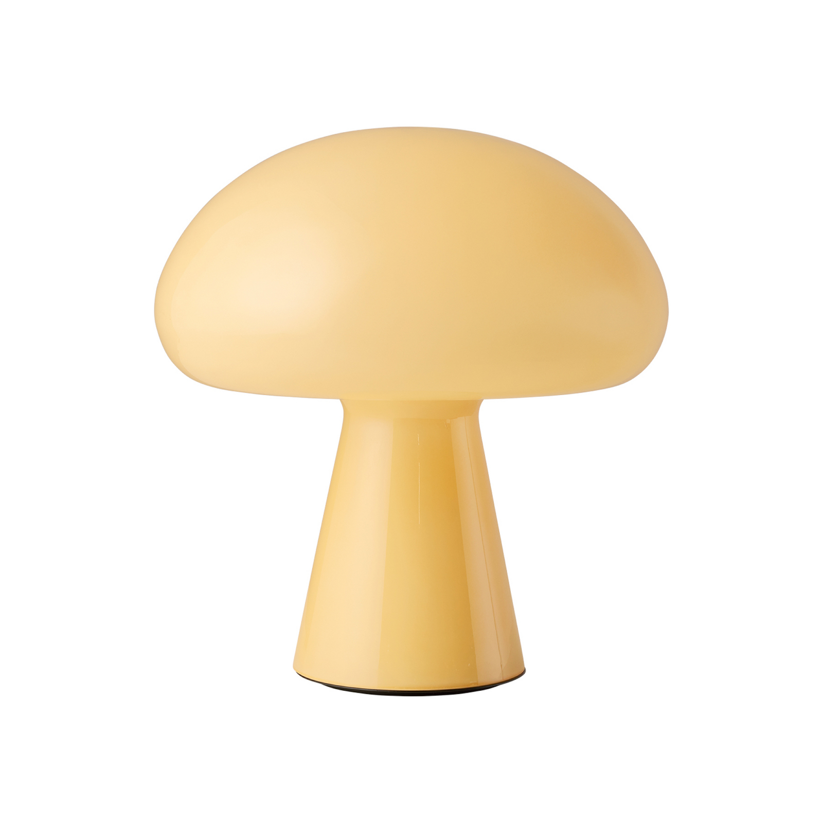 Gubi Obello LED rechargeable table lamp, soft yellow, IP44, glass Gubi Obello LED rechargeable table lamp, soft yellow, IP44, glass