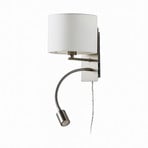 Florens Nástěnné Svítidlo White/Nickel - Lindby