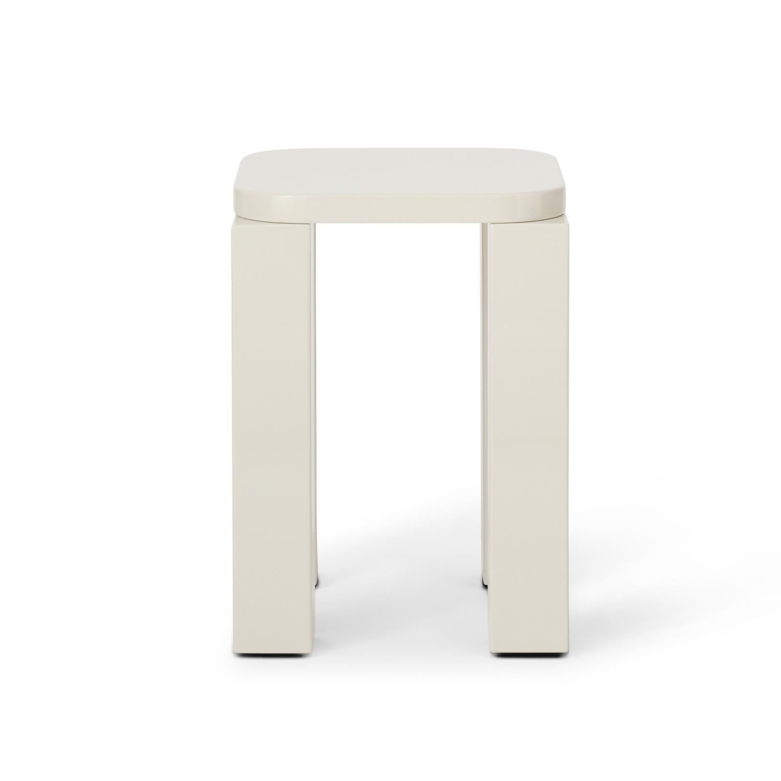 Atlas Hocker, creme, Länge 32 cm, Holz - New Works Atlas Hocker, creme, Länge 32 cm, Holz - New Works