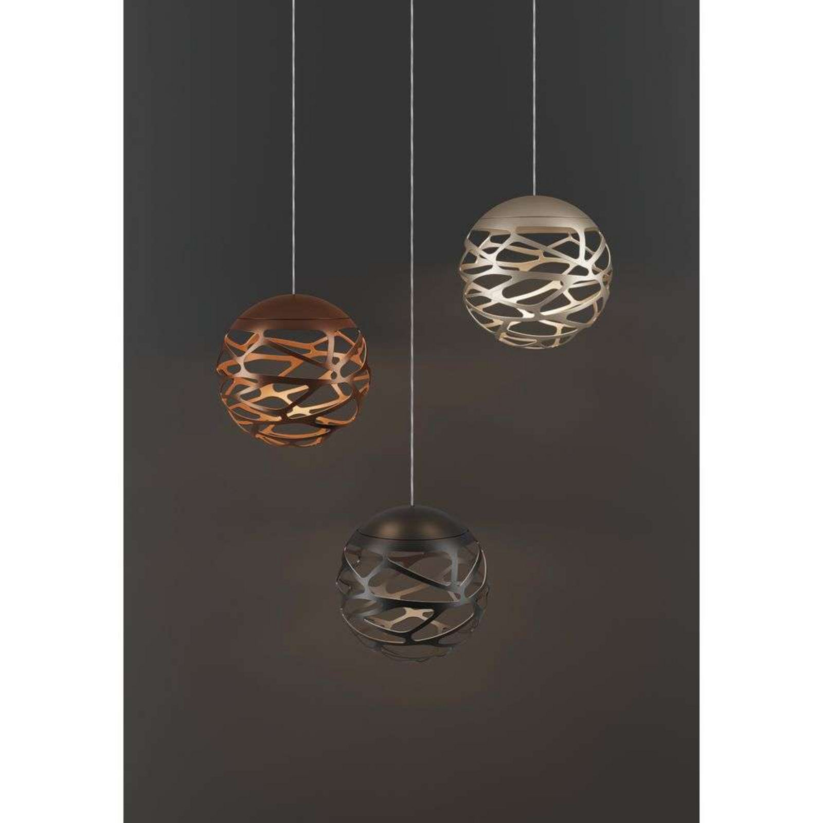 Kelly Cluster Sphere Candeeiro Suspenso Black - Lodes