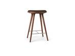 High Stool H69 Brown Stained Beech - Mater