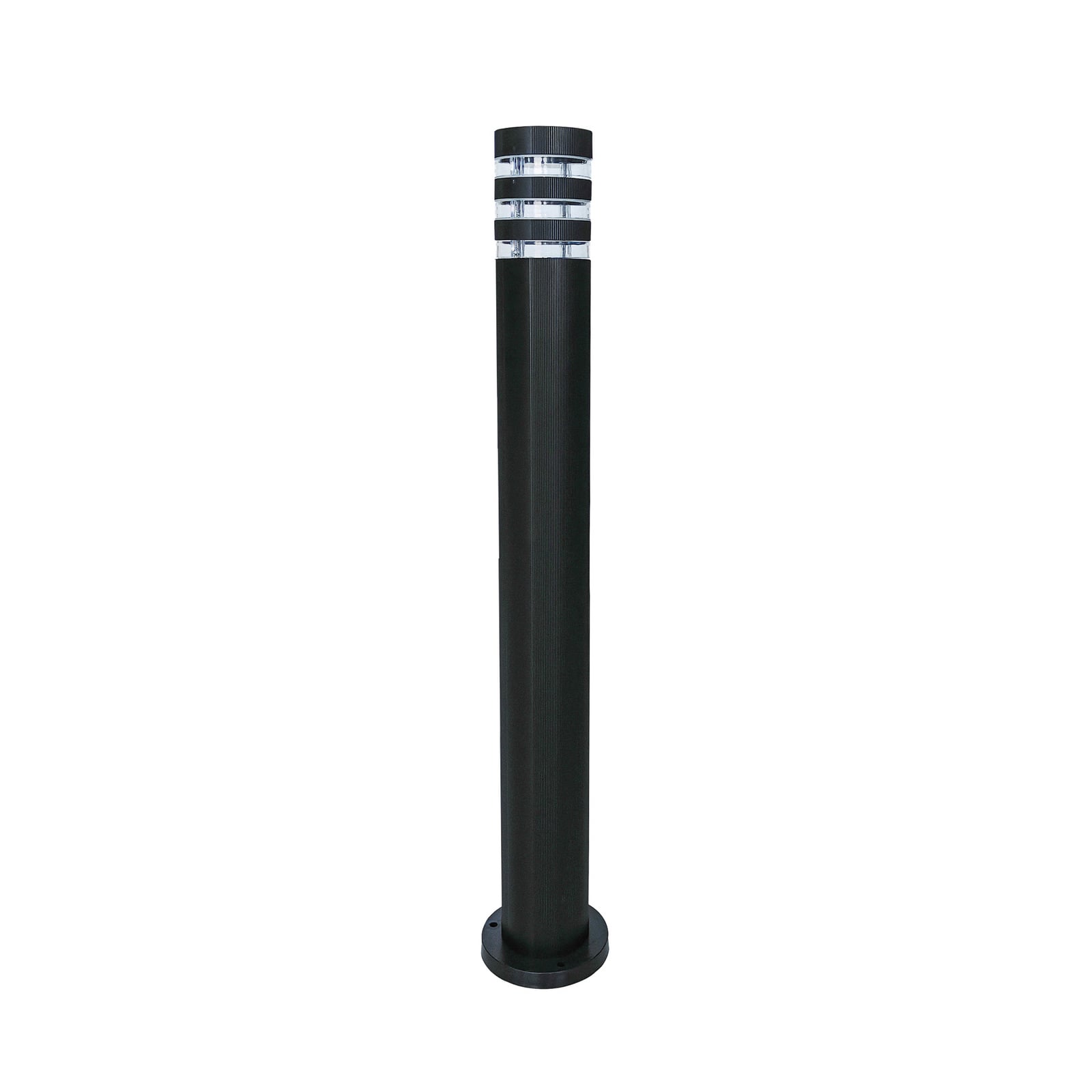 Wegeleuchte Toluca, schwarz, ABS, Polycarbonat, E27