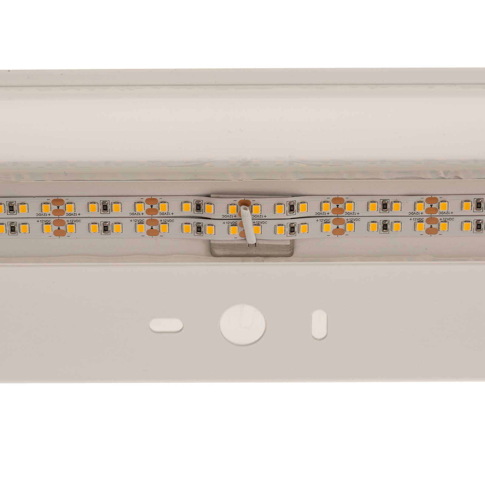 Mera LED-vegglampe, bredde 80 cm, hvit, 3000K