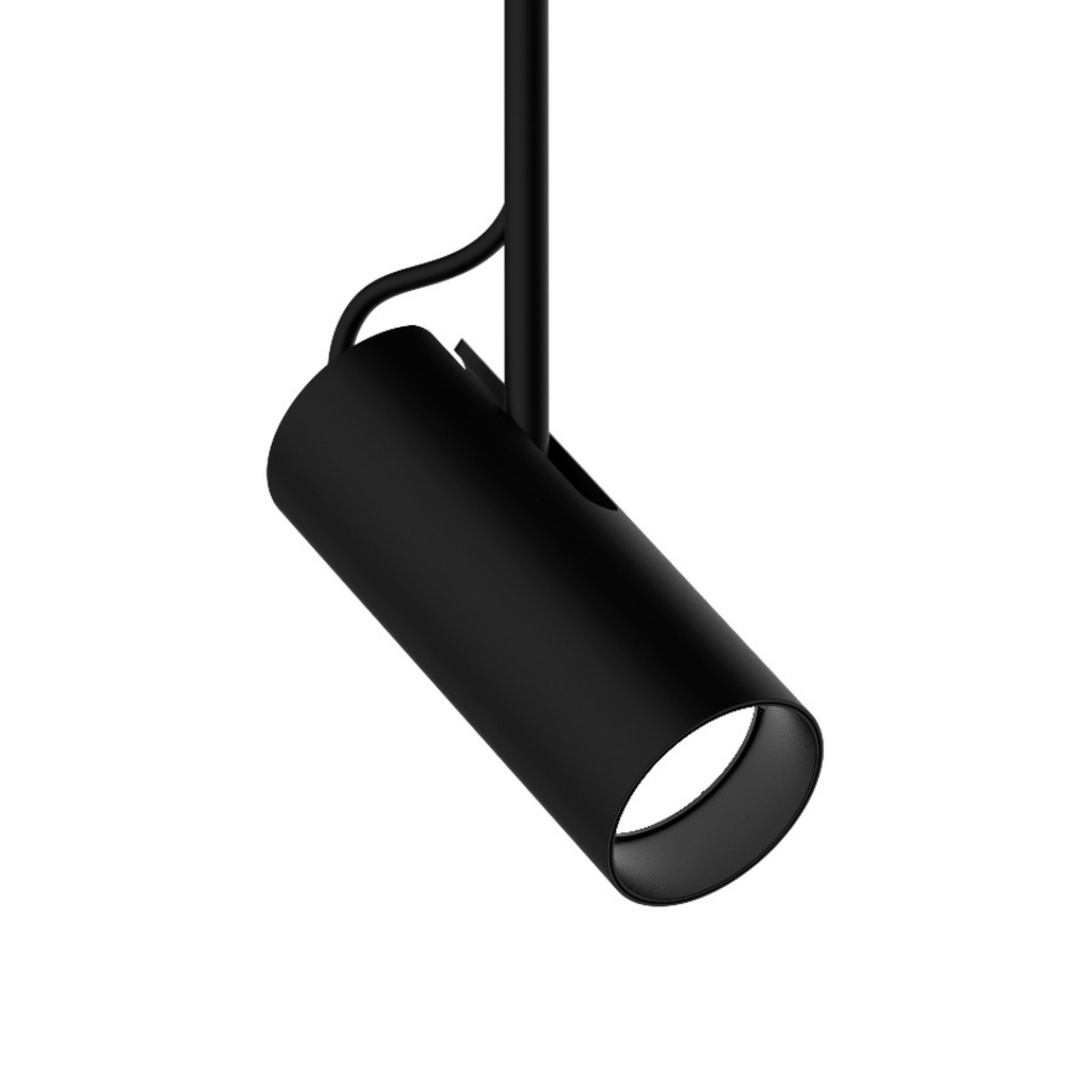 XAL Ary Rod Pendant ajustável Dali preto 930 25°