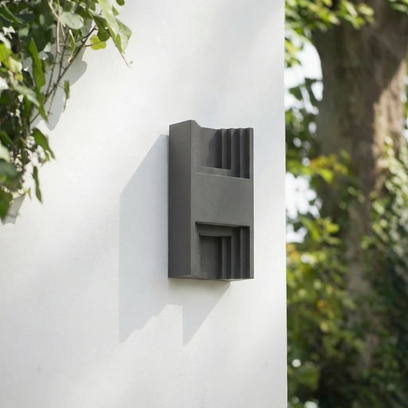 Lindby LED outdoor wall light Aurali, 2-bulb, black, IP65