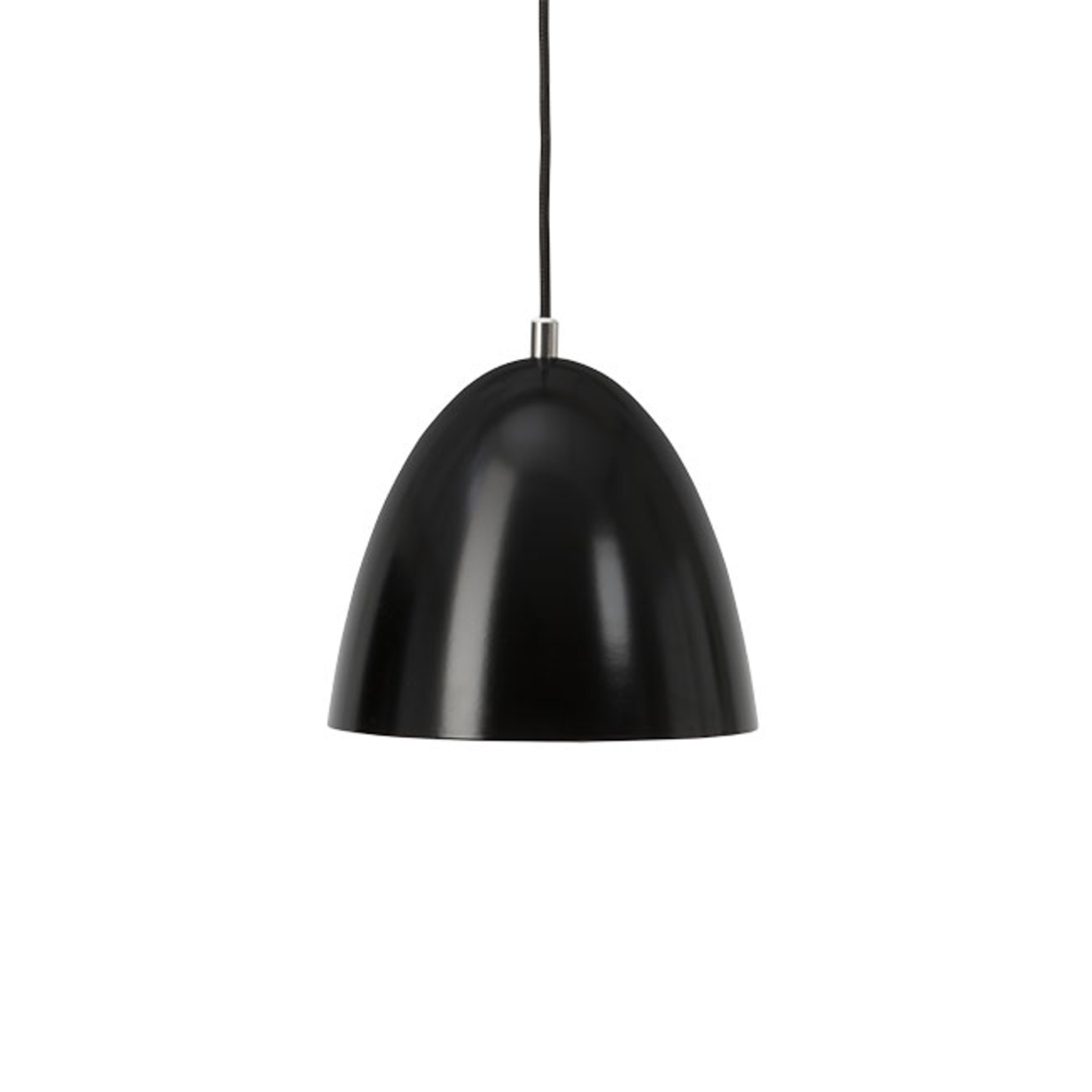 LED висяща лампа Eas, Ø 24 cm, 3000 K, черна