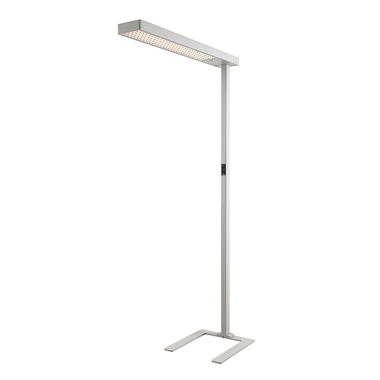 Arcchio LED-Bürostehleuchte Susi, silber, Sensor, CCT, 2er