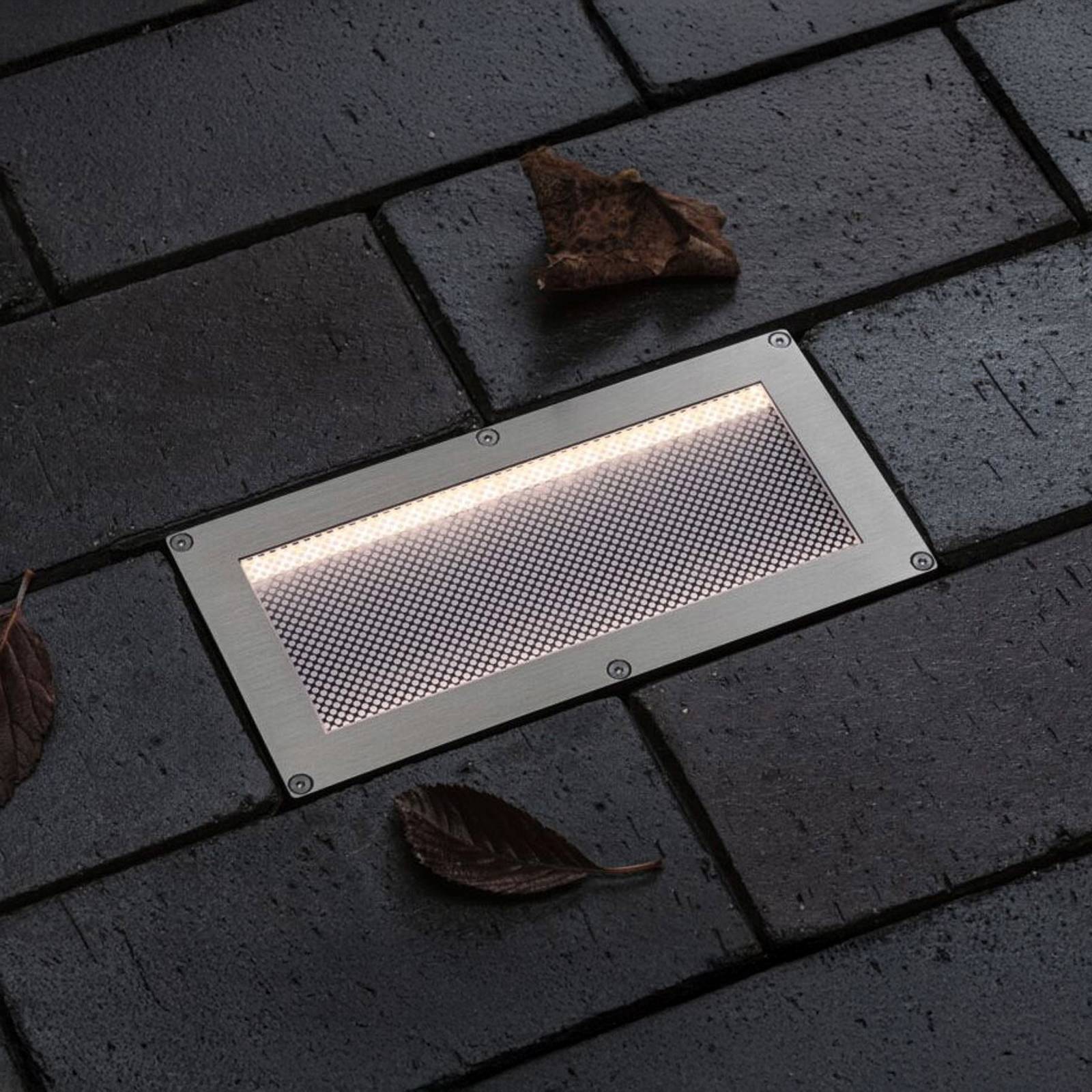 Paulmann LED-solcelledrevet gulvinnfelt lampe Sorea, jern, lengde 20 cm, 3000 K