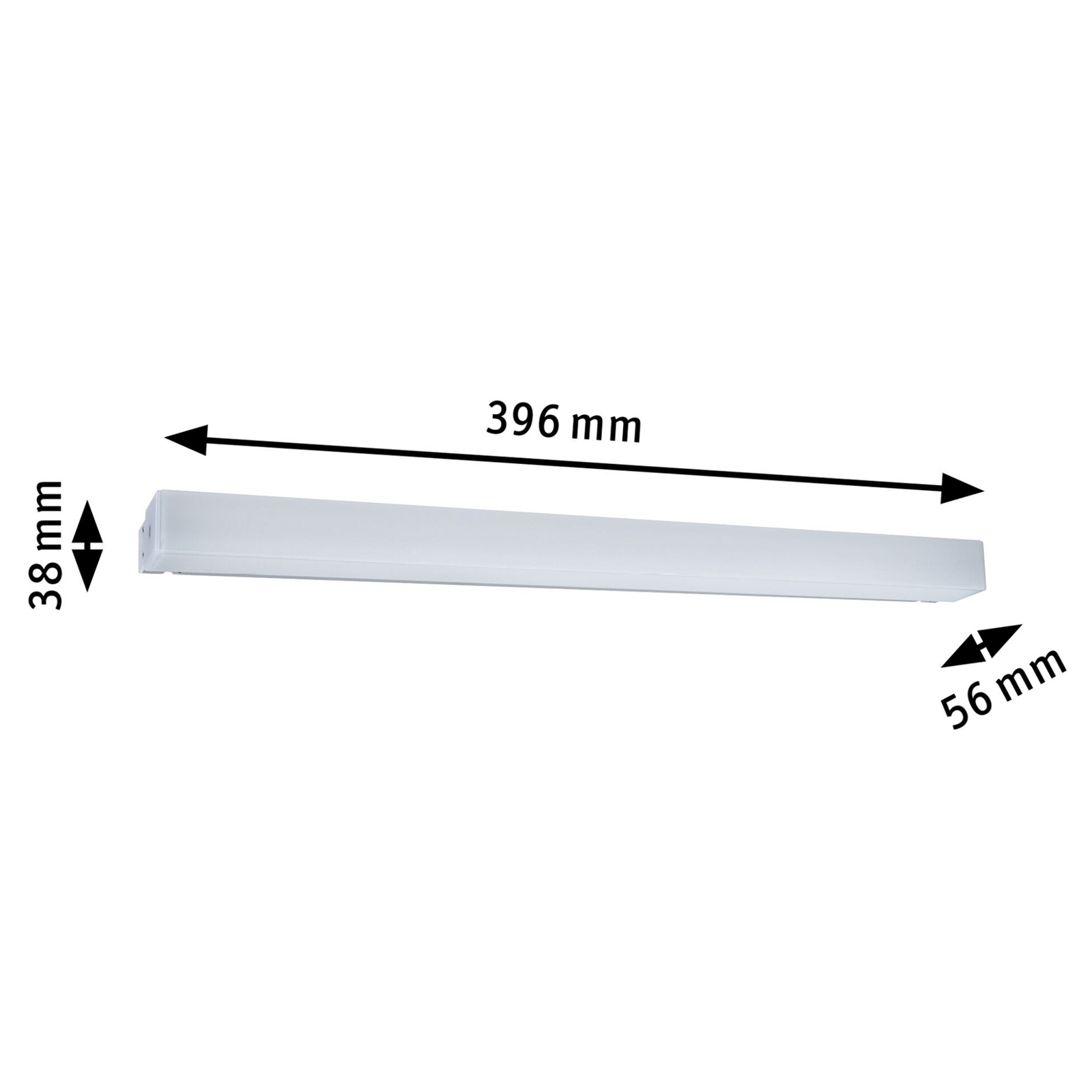 Paulmann HomeSpa Luno -LED-peililamppu, 60 cm