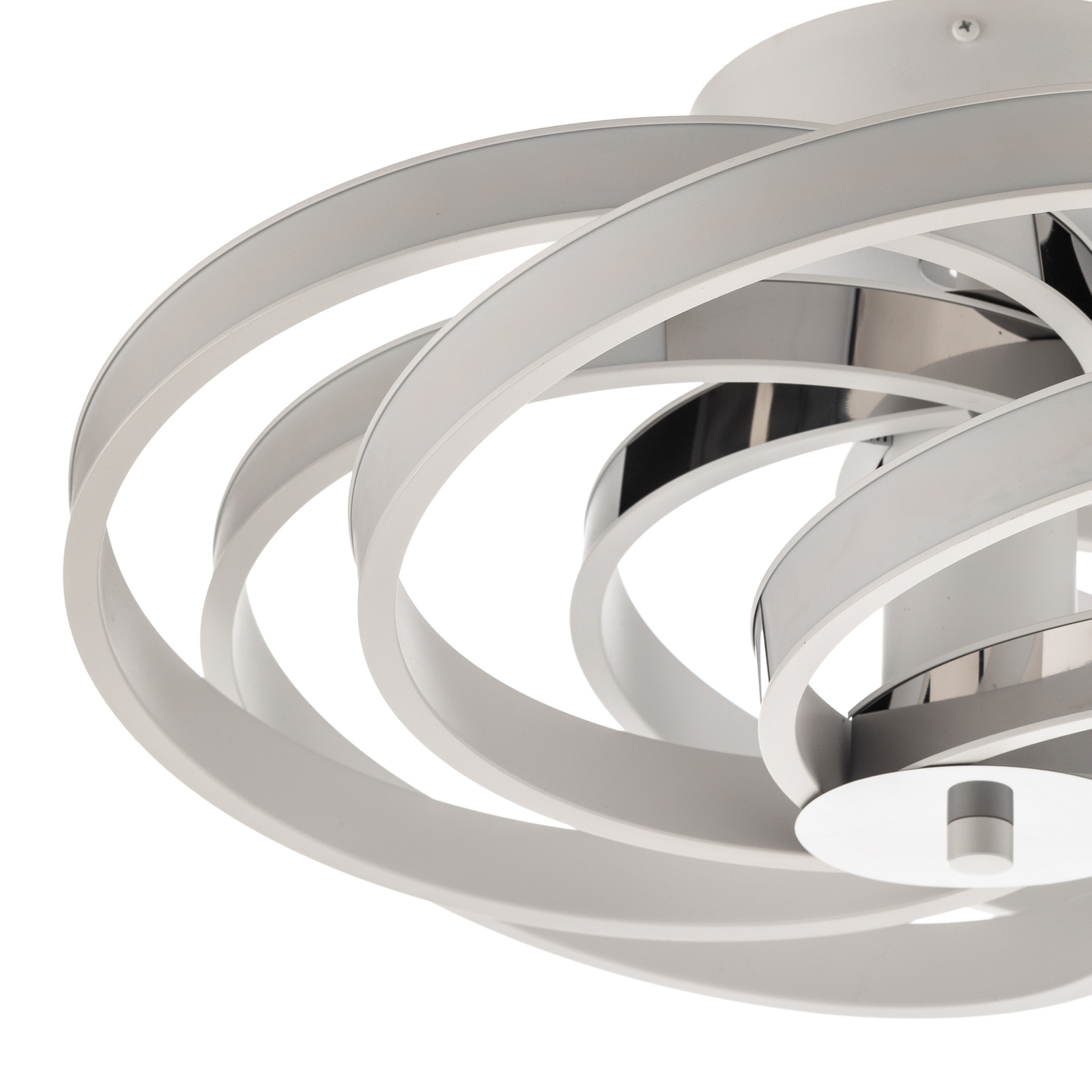 Zoya – nowoczesna lampa sufitowa LED, biała
