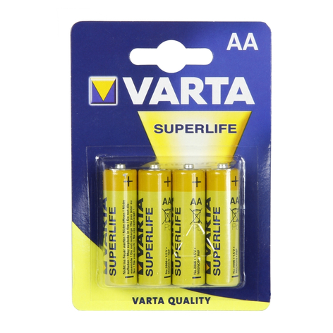AA - Mignon Superlife ZK-batterier 4-pack blister