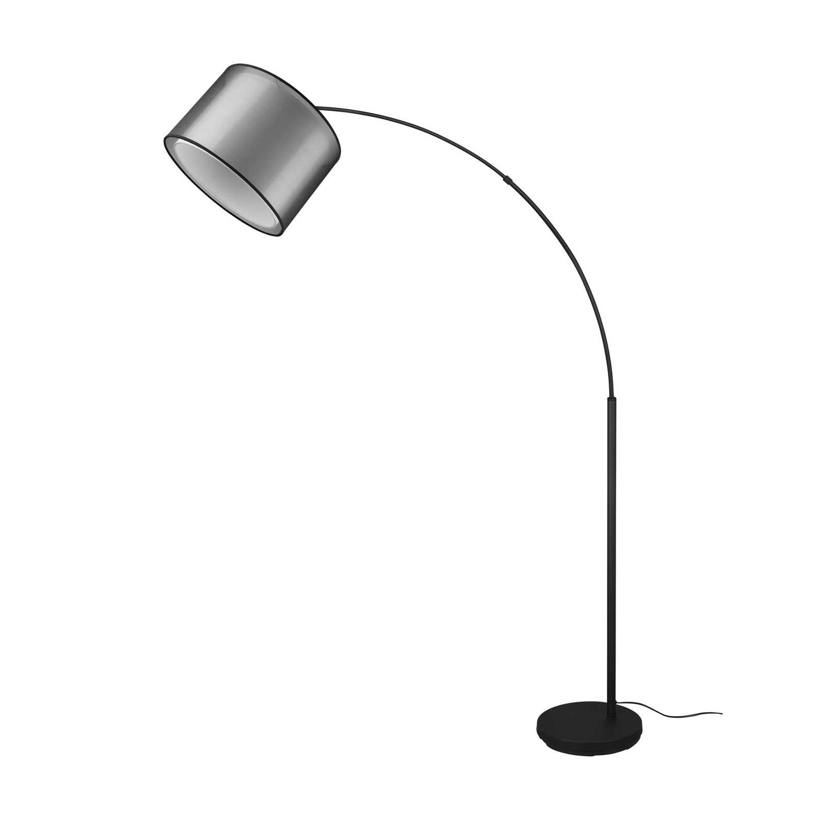 Oblúková stojacia lampa Burton s dvojitým tienidlom