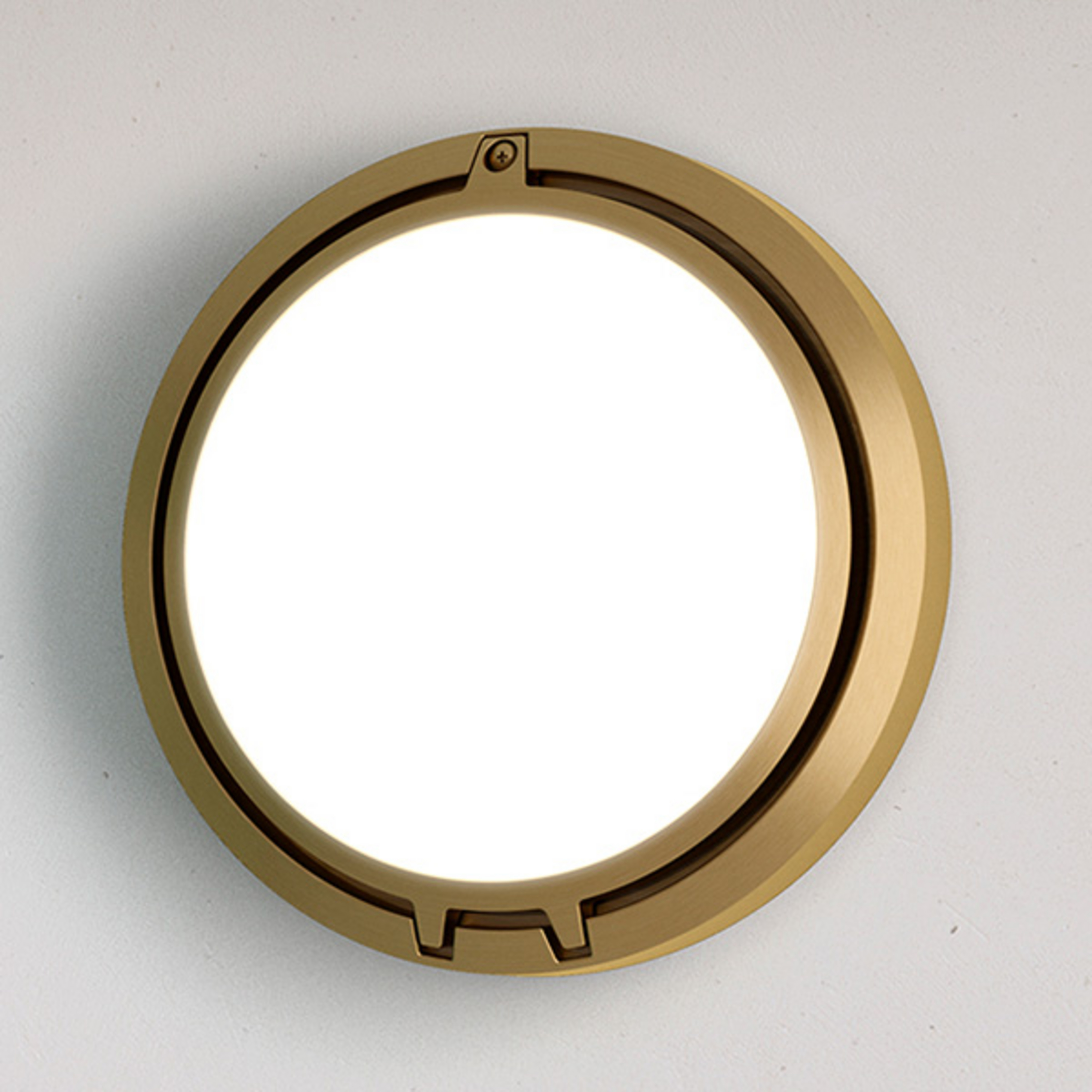 Luceplan Metropoli applique murale bronze verre