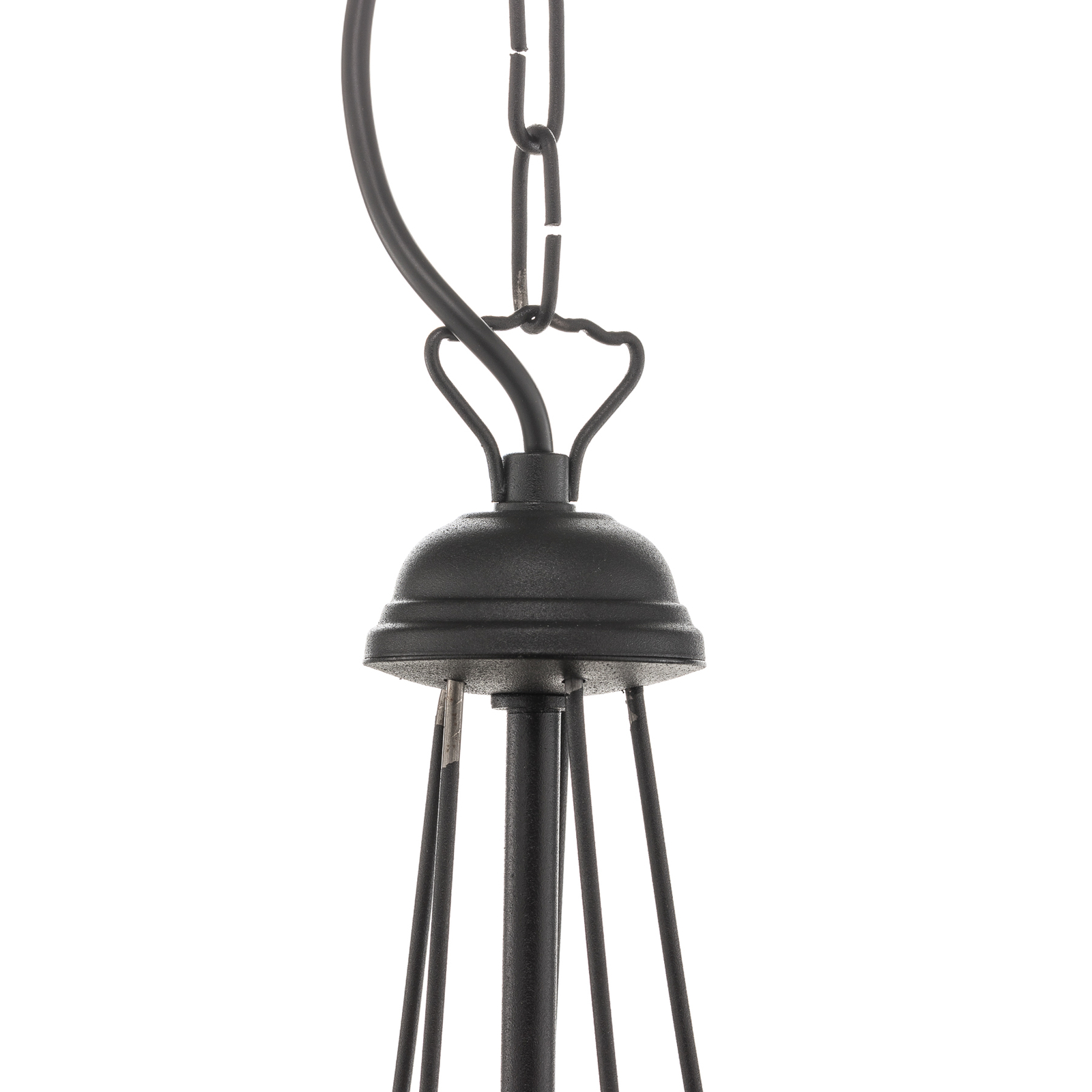 Malbo 5-bulb chandelier in black