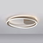 Plafonnier LED EGLO CAMEROTA, beige, Ø 41 cm, télécommande