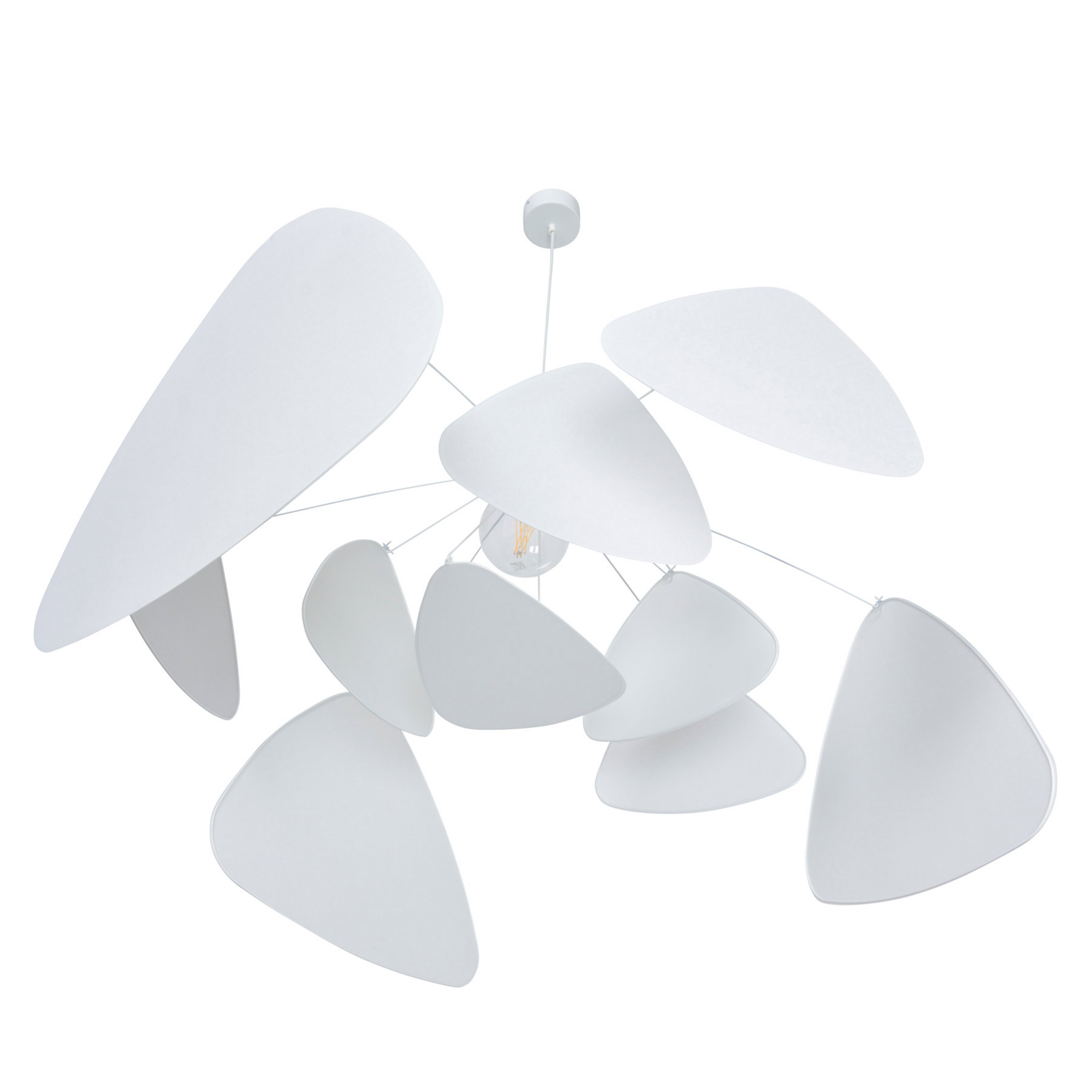 Screen XL hanglamp, 60 cm, wit, papier - MARKET SET