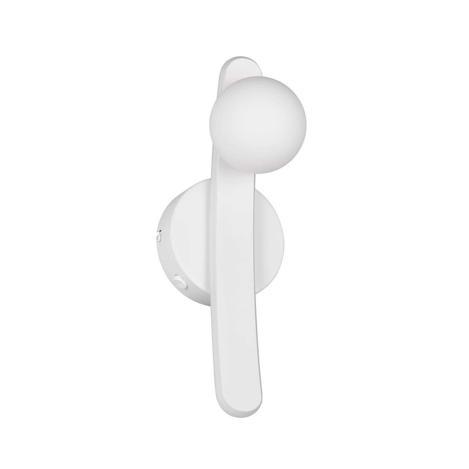 LED-Wandleuchte Napoli, weiß matt, Höhe 34 cm, Metall, CCT