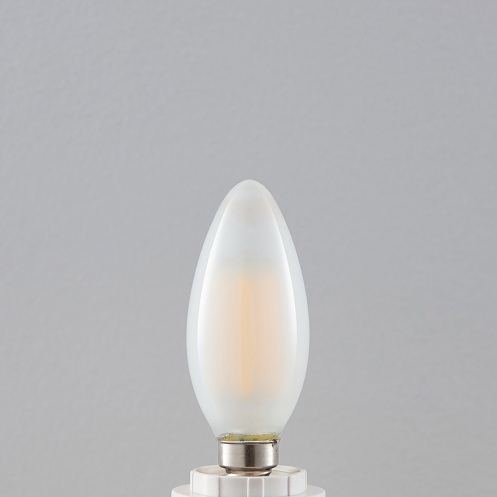 LED-Lampe E14 4W 2.700K Kerze dimmbar matt 5er-Set