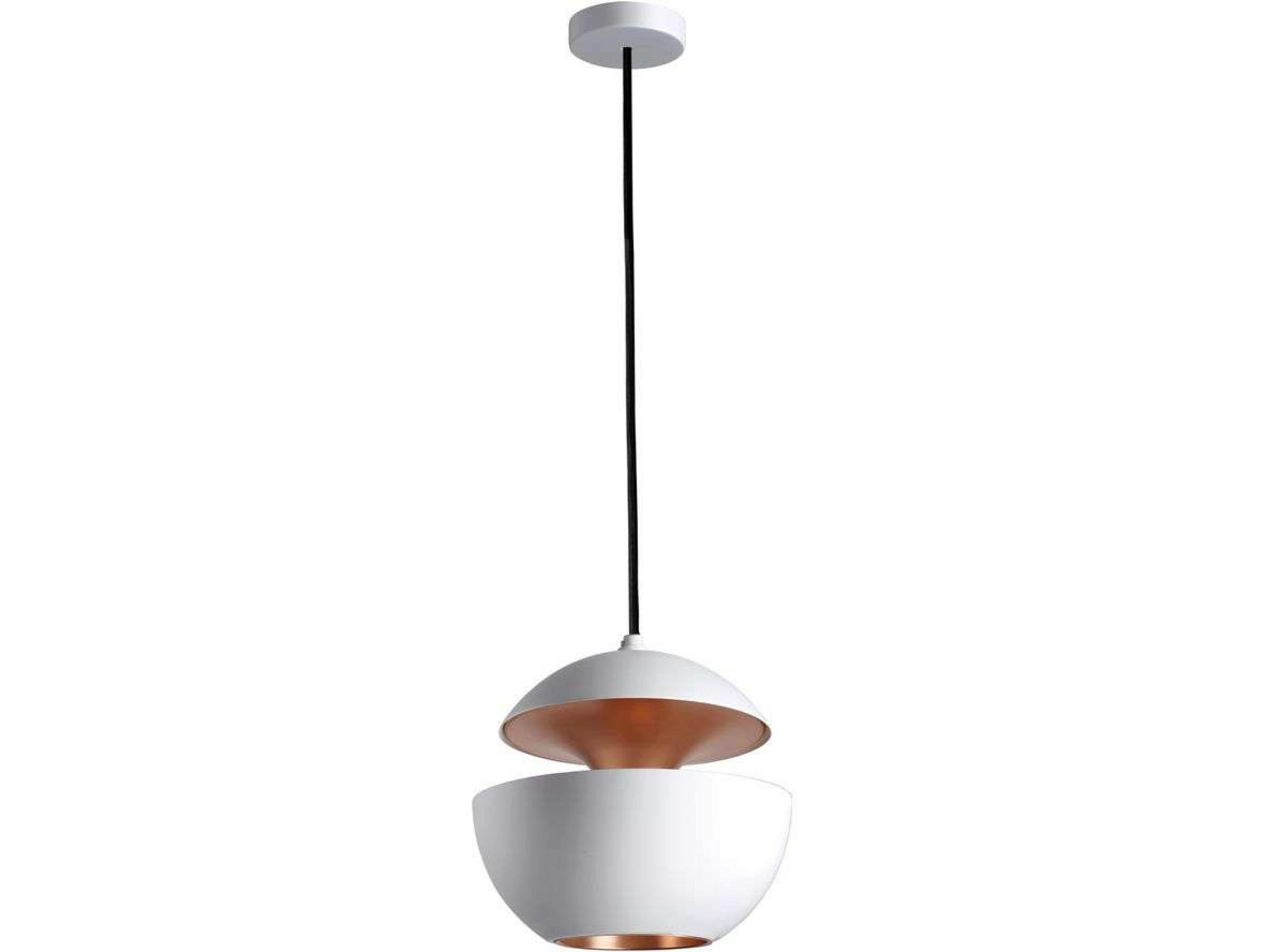Here Comes The Sun Suspension Blanc/Cuivre Ø175 - DCW